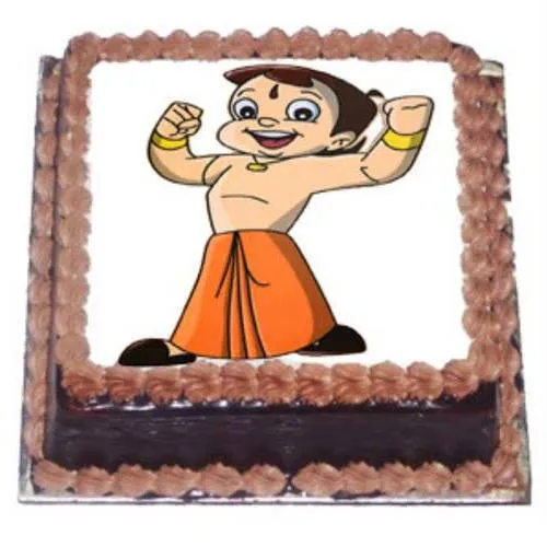 Chhota Bheem Cartoon Cake - Yummycake