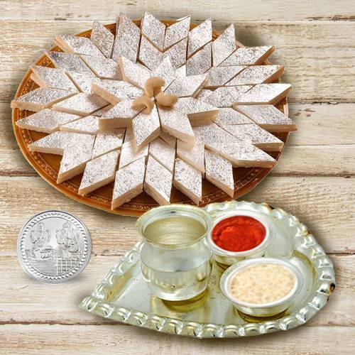 Haldiram Kaju Katli N Thali , Free Coin Haldiram Kaju Katli N Thali , Free Coin
