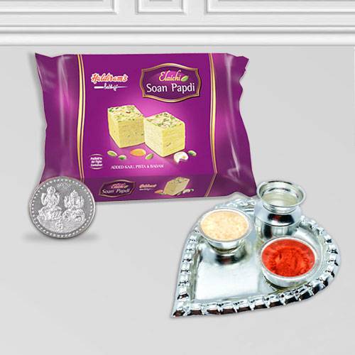 Haldiram Soan Papri N Thali , Free Coin Haldiram Soan Papri N Thali , Free Coin