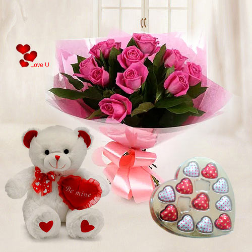 chocolate and teddy bear gift delivery