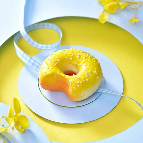 Fascinating Yellow Donut Rakhi