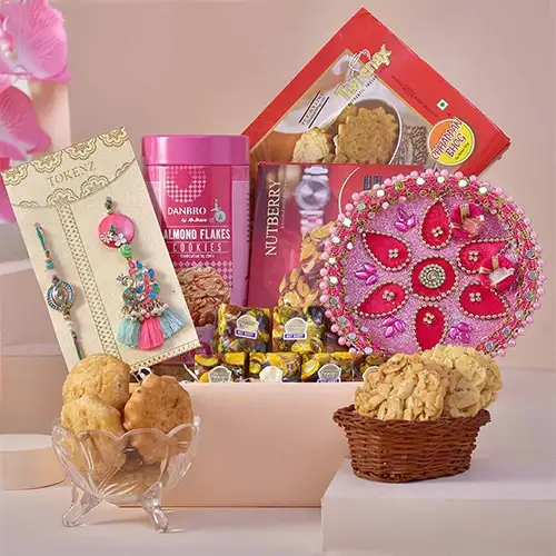 Bhaiya Bhabhi Rakhi Gourmet Thali Hamper