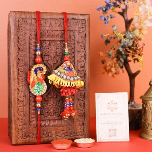 Remarkable Bhaiya Bhabi Rakhi Gift
